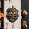 Halloween Skull Doorbell Decoration Spooky Skeleton Door Bell with Light