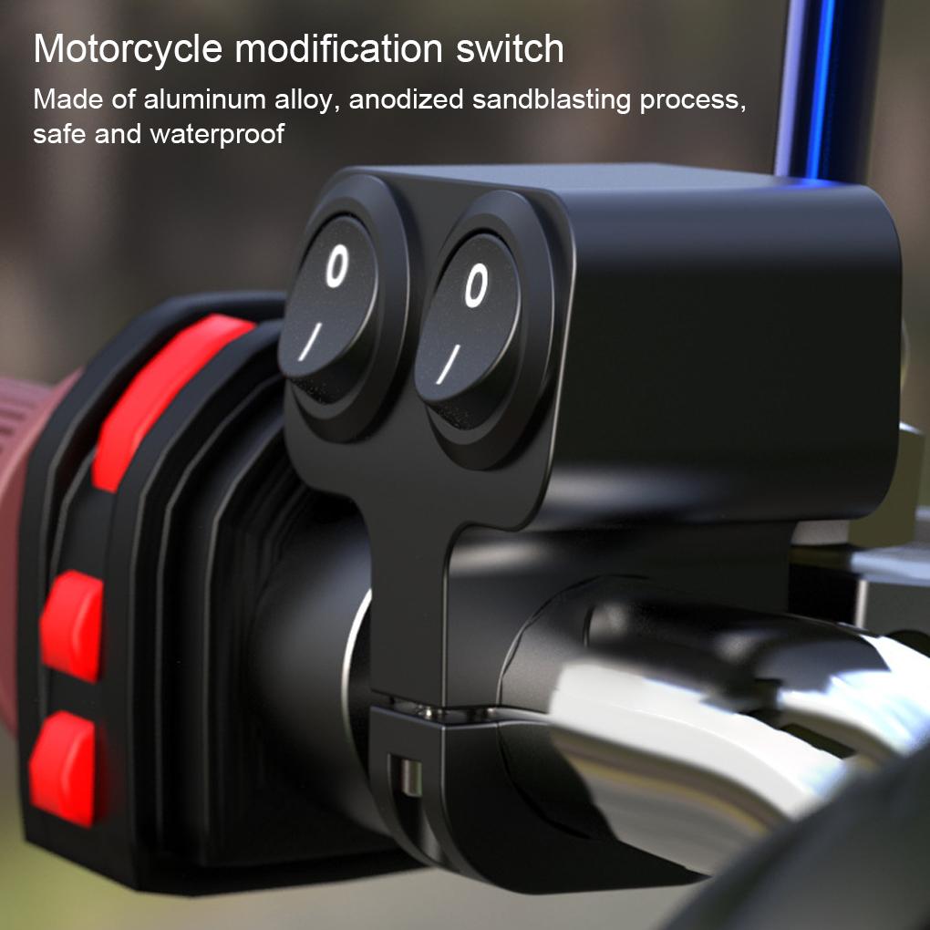 Модернизация переключателя фар на руль мотоцикла с двумя кнопками включения-выключения
