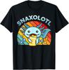 Axolotl-Shirt Snaxolotl Cute Axolotl Snacks Funny Food Gifts Unisex T-Shirt