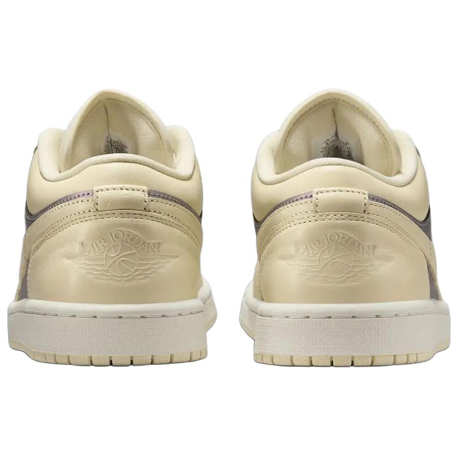Jordan Air Jordan 1 Износостойкие Низкие Винтажные Баскетбольные Кроссовки Женские Бежевые IH4110-104