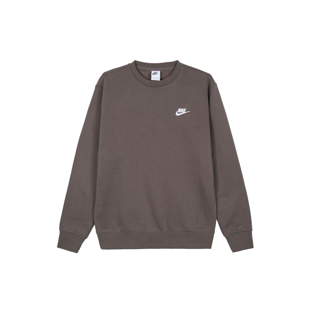 Nike Sportswear Club Fleece Warm-Up Pullover Sweatshirt Men Tops Deep-Brown BV2663-004