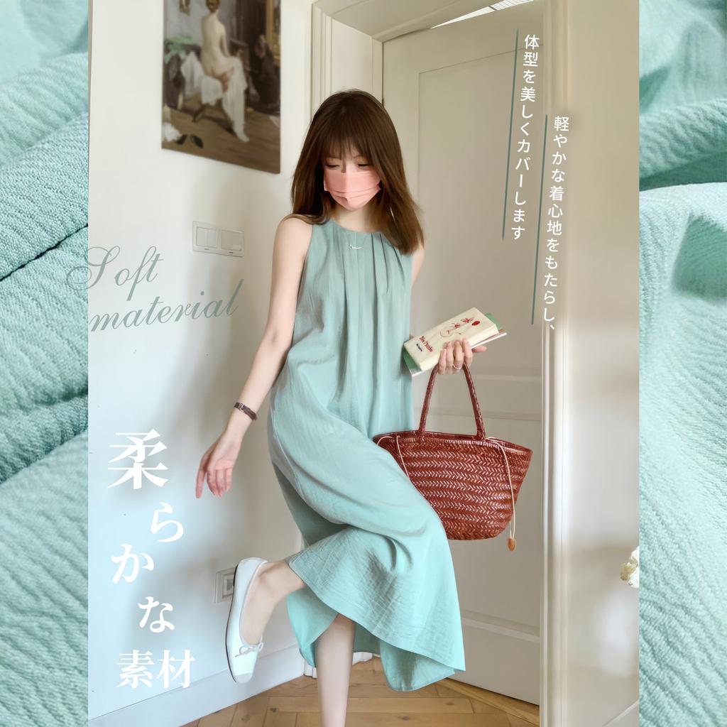 Tamglean Quion Макси без рукавов Идеально для весны и Свободный плюс Длинный Идеально для повседневной носки и Женское платье для женщин высокого роста, Лето, Посадка, Подчеркивающее фигуру,