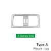 For BMW E60 2005-2010 Rear AC Outlet Vent Frame Cigarette Lighter Decor Trim Stickers