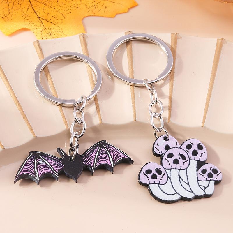 2 Pcs Skull Keychain Halloween Ghost Claws Key Ring Pendants for Men Women Handbag Decor Charms DIY key Chain Jewelry Gifts