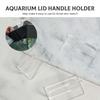 4/8Pcs Acrylic Aquarium Lid Handles Transparent Fish Tank Lid Handle Adhesive Glass Lid Handle Replacement Aquarium Accessories