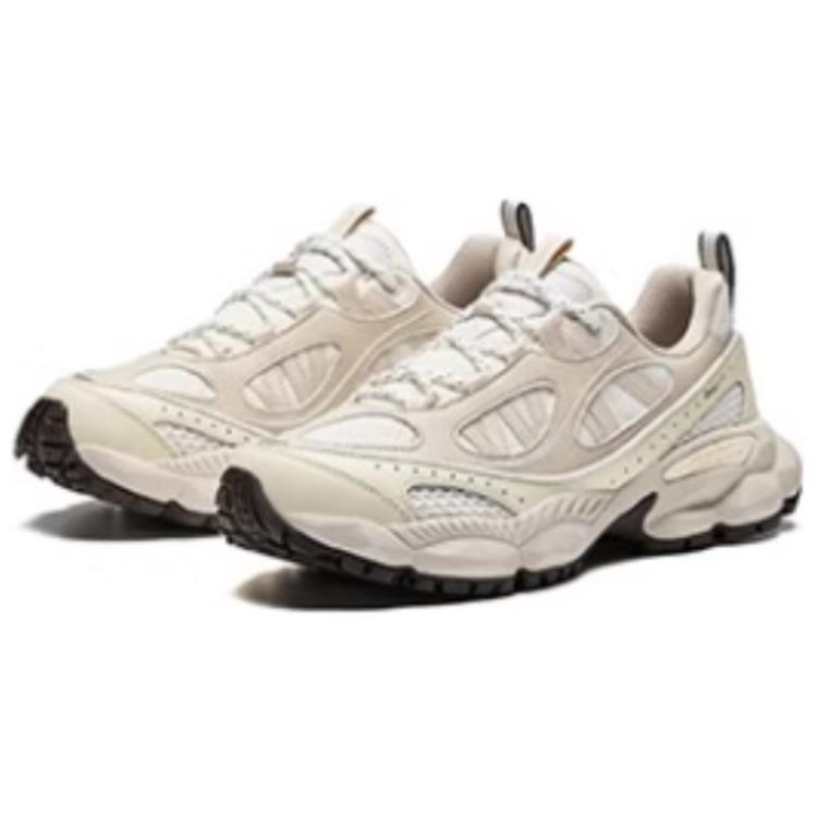 Anta Коллекция Champion All Weather Нескользящие, Устойчивые к истиранию, Дышащие Низкие Повседневные Кроссовки Унисекс Бежевые Кроссовки 112518812A-1