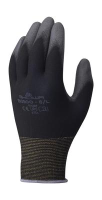 Перчатки Showa Gloves Low Dust Palm Fit Simply 10 пар [Упаковка из 10 штук, Поколение] Перчатки, Черные, Средние, В упаковке,