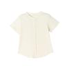 Deesha Girls' Ribbed Knit Short Sleeve T-Shirt