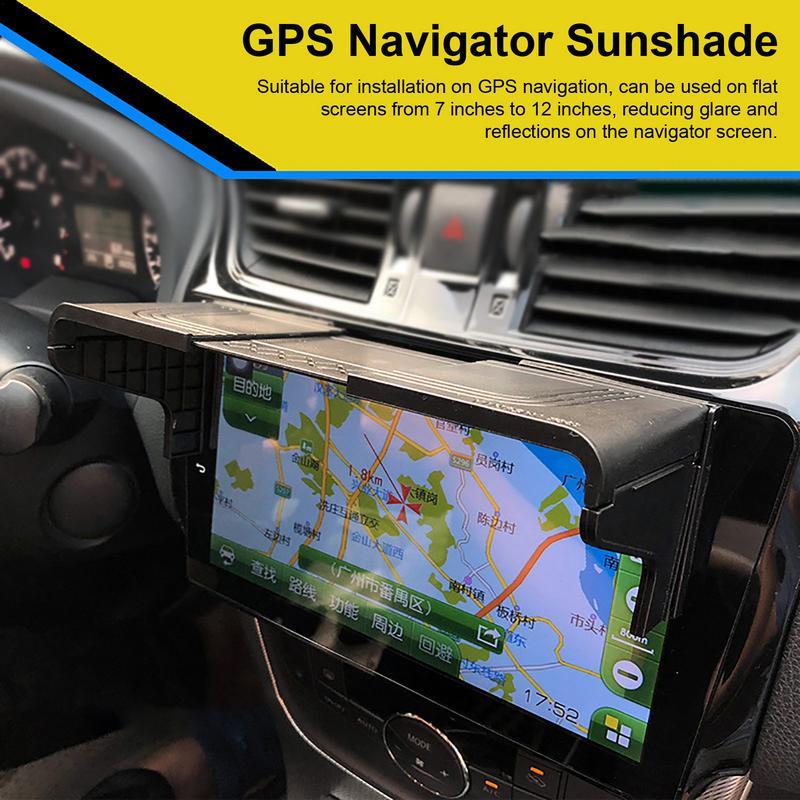 7-12-дюймовый Дисплей для Автоаксессуаров Козырек Навигация GPS для Автомобиля Солнцезащитный Козырек Аксессуары для Интерьера GPS Защита от Бликов