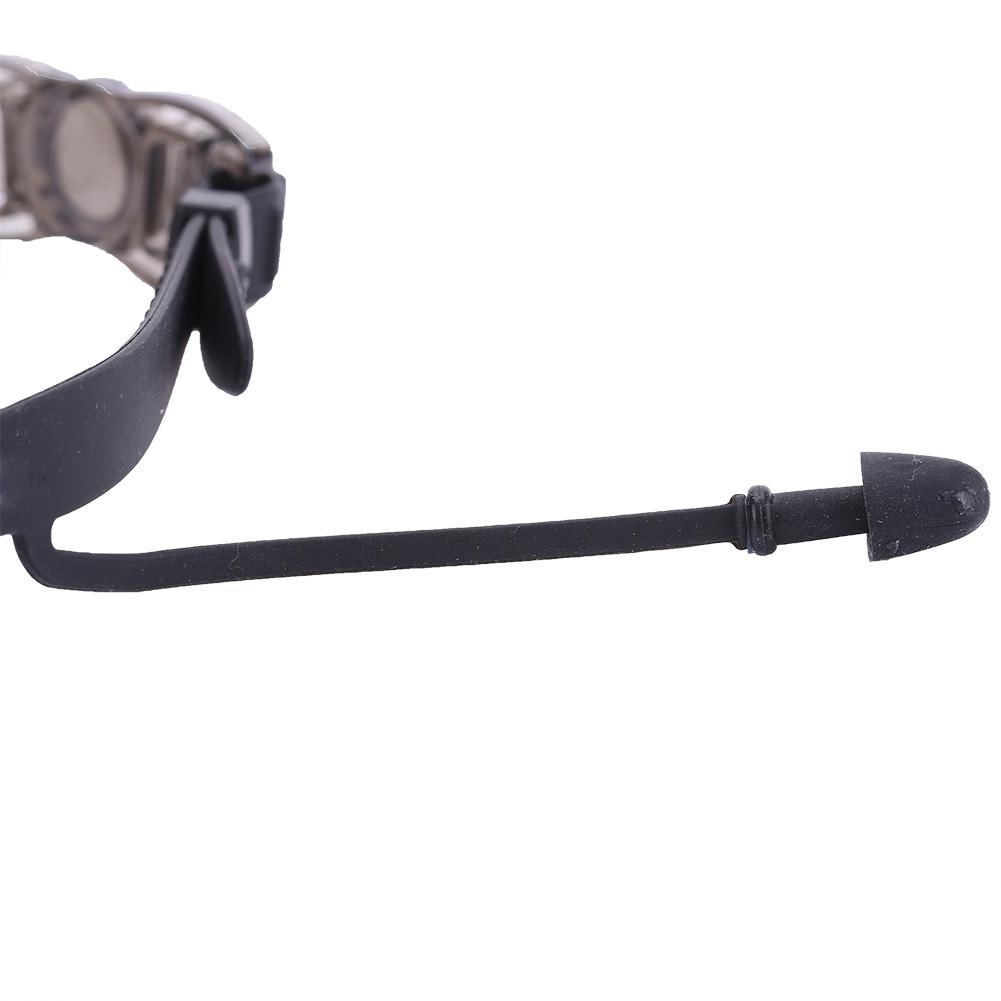 New Fashion Adjustable Waterproof Anti Fog Swimming Goggles with Ear Plugs (Black)