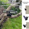Solar Landscape LED Lamp Waterproof Decorative Stair Clip Light Human