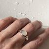 Skos Moonstone Open Ring