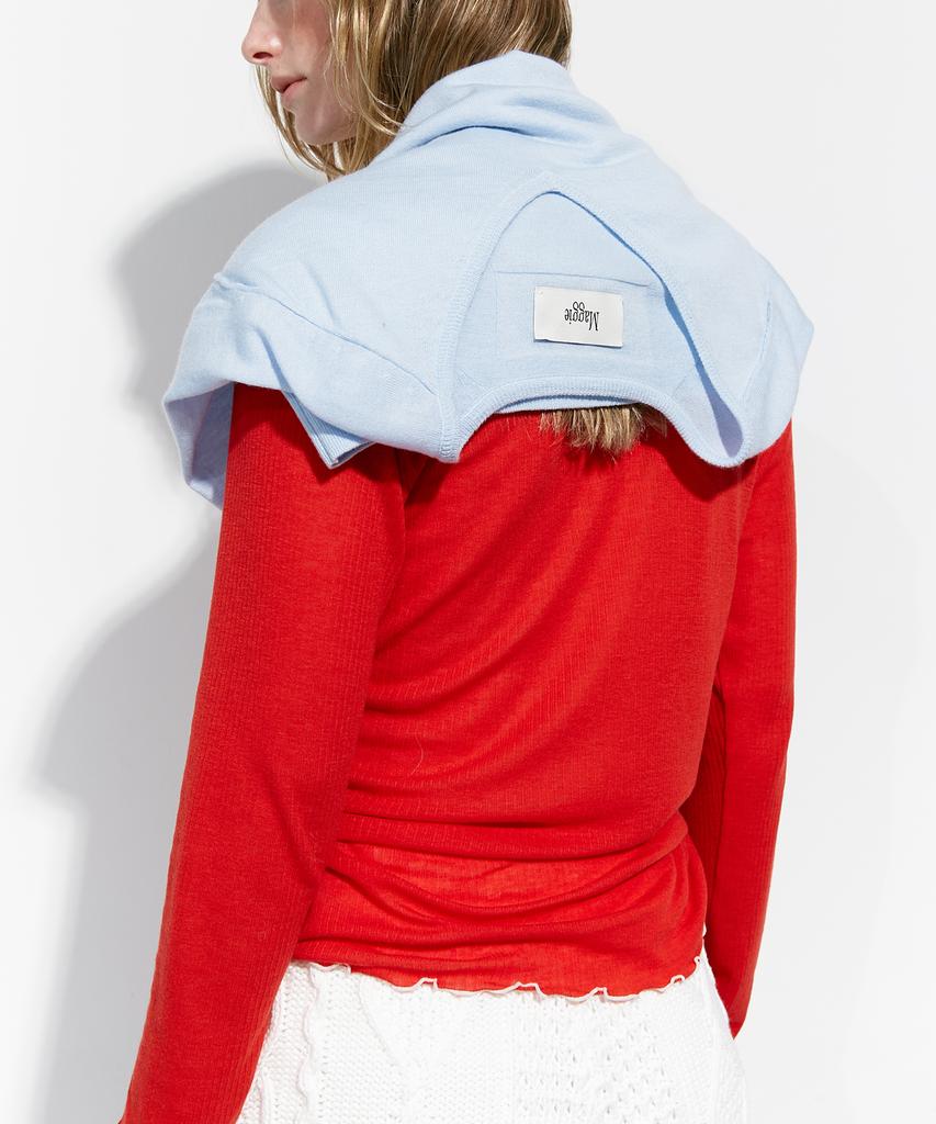 MAGGIE Ribbed T-Shirt (Red)