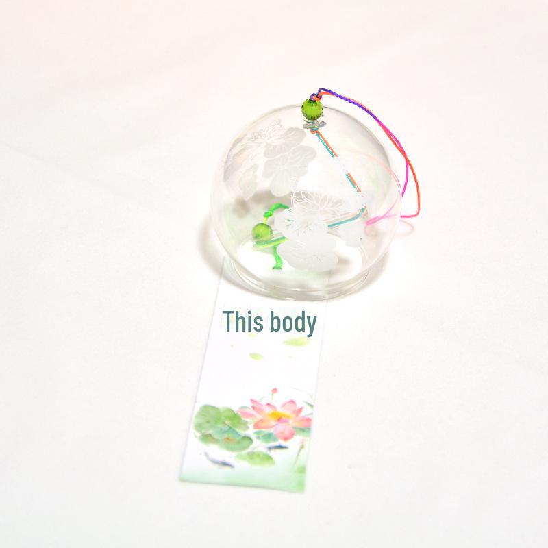 Wind Blossom Cherry Glass Chime Japanese Home Decor Ornament Birthday Gift