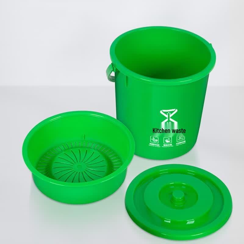 Kitchen Compost Bin with Lid, Handle & Filter Screen