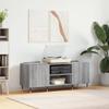 VidaXL Cabinet for Records Sonoma Grey 121x38x48 Cm Engineered Wood 831674