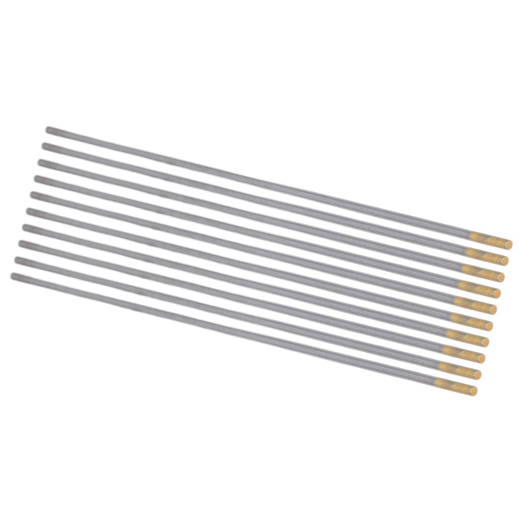 10 шт. вольфрамовых электродов для сварки TIG 332 X 6 дюймов, набор вольфрамовых игл для нержавеющей стали и алюминия