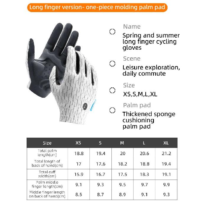 ROCKBROS Cycling Gloves Half Finger Breathable MTB Road Bike Gloves Shock Absorption Thickened Palm Pad Anti-slip Bicycle Gloves