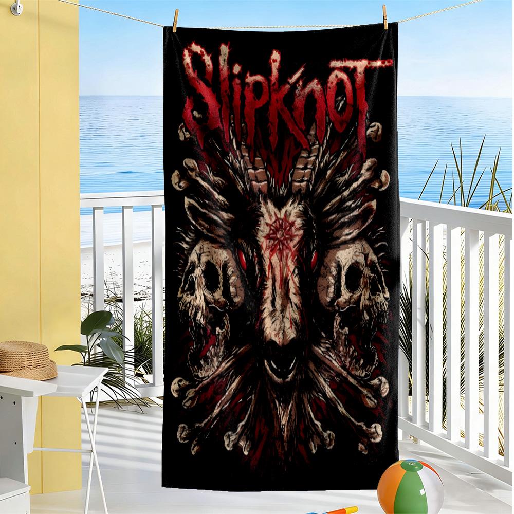 Slipknot cozy beach towel Durable erfect for Travel Beach Swimming Vibrant Pattern Birthday/Christmas Gift