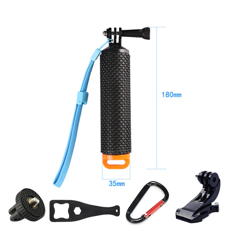 Floating Hand Grip Waterproof Monopod for GoPro Hero 13 12 11 10 9 8 Handler Handle Mount Accessories for Underwater Snorkeling