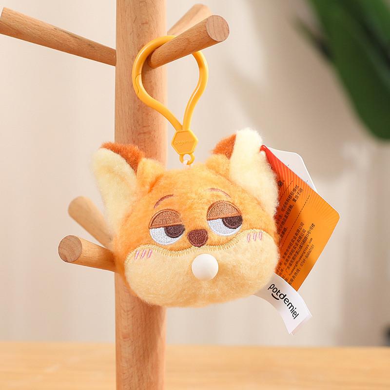 Animal Sweet Zootopia Plush Keychains Featuring Judy And Nick Perfect For Occasion Any