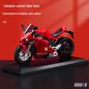 1:10 Sheka Di Racing Motorcycle Model with Sound, Light, and Shock Absorption Features