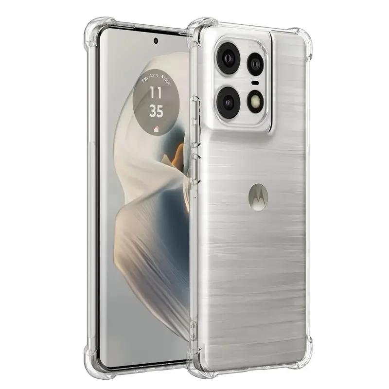 Ударопрочный градиентный чехол из ТПУ для Motorola Edge 50 Neo Защитная крышка для Moto Edge 50 Pro Fusion Ultra Funda Coque Capa