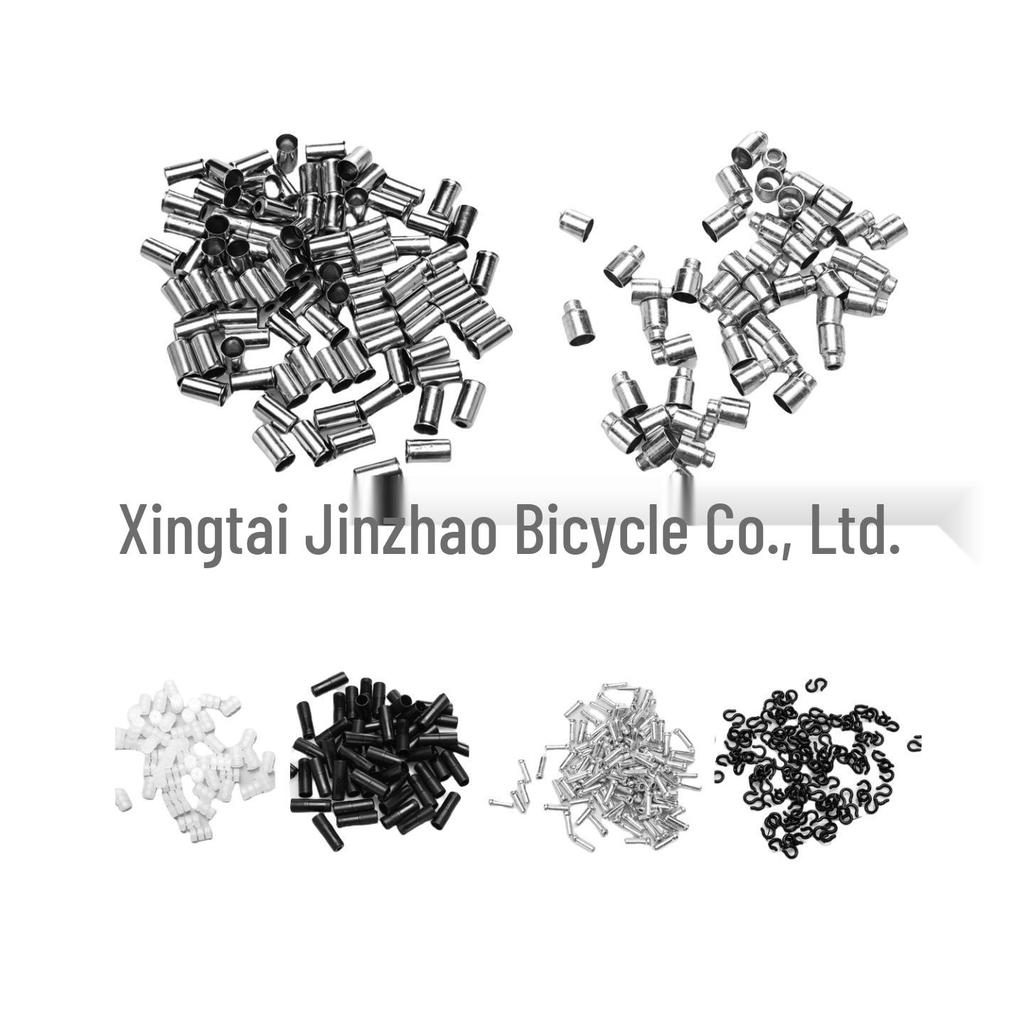 Mountain Bike Brake Cable End Cap Ferrules with O-Rings - Bicycle Mechanical Brake Accessories Set