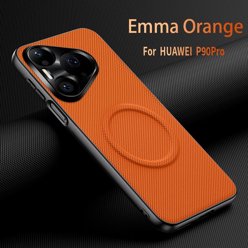 Для Huawei Pura 90 Pro Max Тканевый Кожаный Чехол с Защитой Камеры Для Pura 80 Ultra 70 60 50Pro Для Magsafe Беспроводной Зарядки Обложка