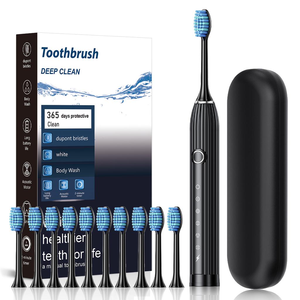 Smart Electric Toothbrush Adult Rechargeable Fully Automatic Soft Brush Family Combination Double Set Cleaning Toothbrush