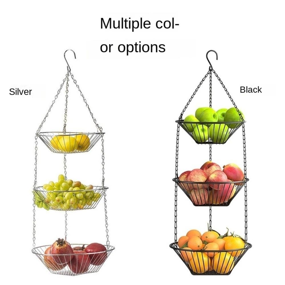 Подвесная корзина для фруктов в скандинавском стиле, складная корзина для овощей, новая корзина для хранения закусок, кухонные принадлежности