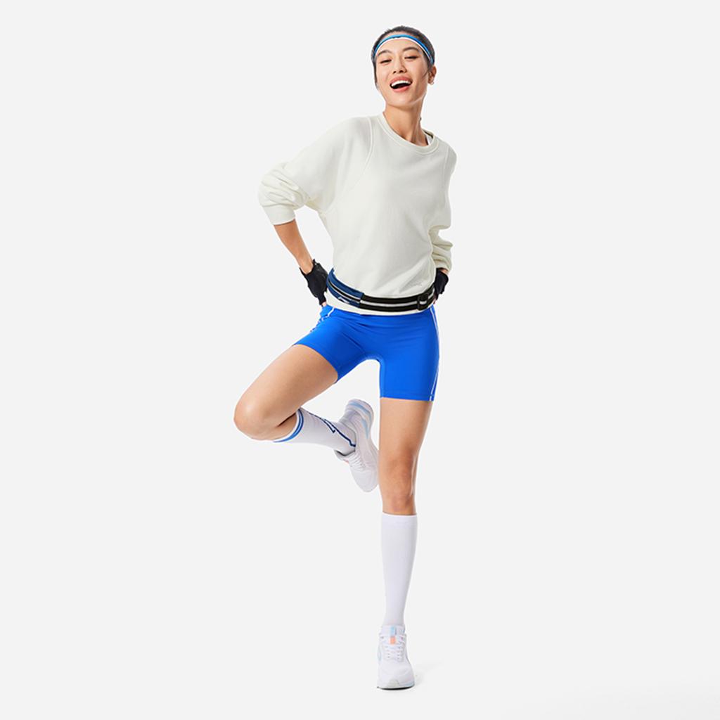 Li Ning Fitness Series Sweatshirt Women's Champagne White AWDU556-4
