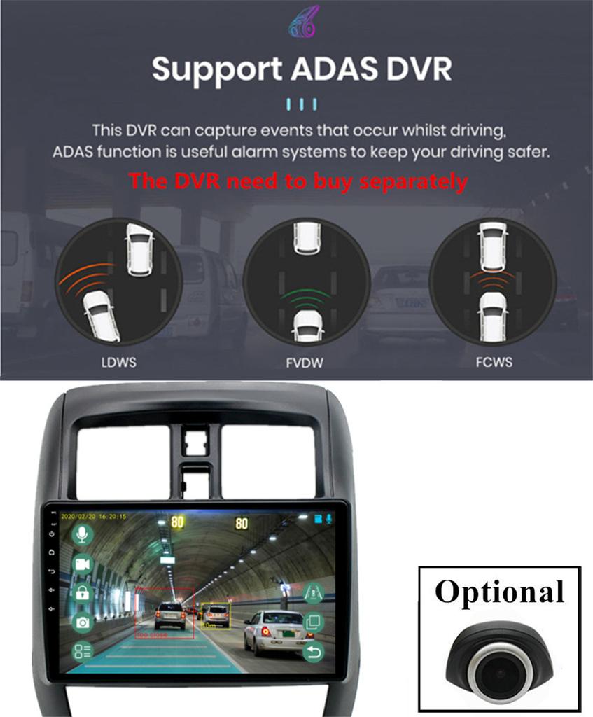 10,1'' Для Android 14 1+16 ГБ Автомагнитола Для Nissan Versa Sedan 2015-19 С CP