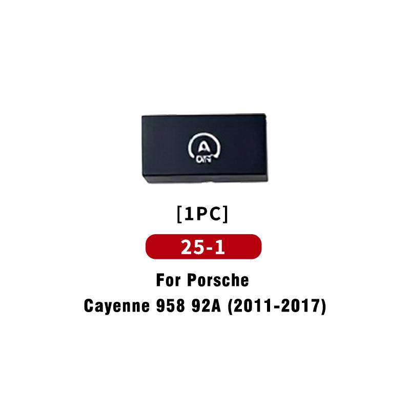 Многофункциональные кнопки кондиционера AC для Porsche Cayenne 958 Macan 95B Кнопки функций центрального управления салоном автомобиля