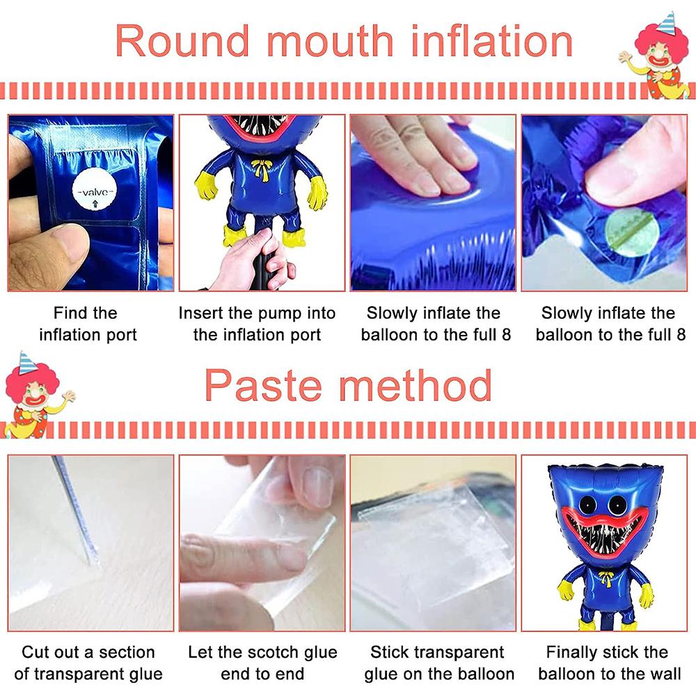 8 шт., набор воздушных шаров с маком для игр, воздушные шары с маком для тематических вечеринок для детей