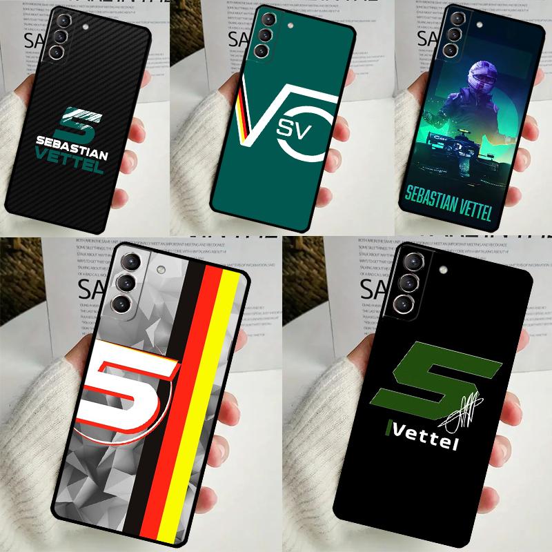 Чехол Sebastian Vettel F1 Formula для Samsung Galaxy S24 S23 S22 Ultra Note 10 Plus Note 20 S9 S10 S20 S21 FE задняя крышка