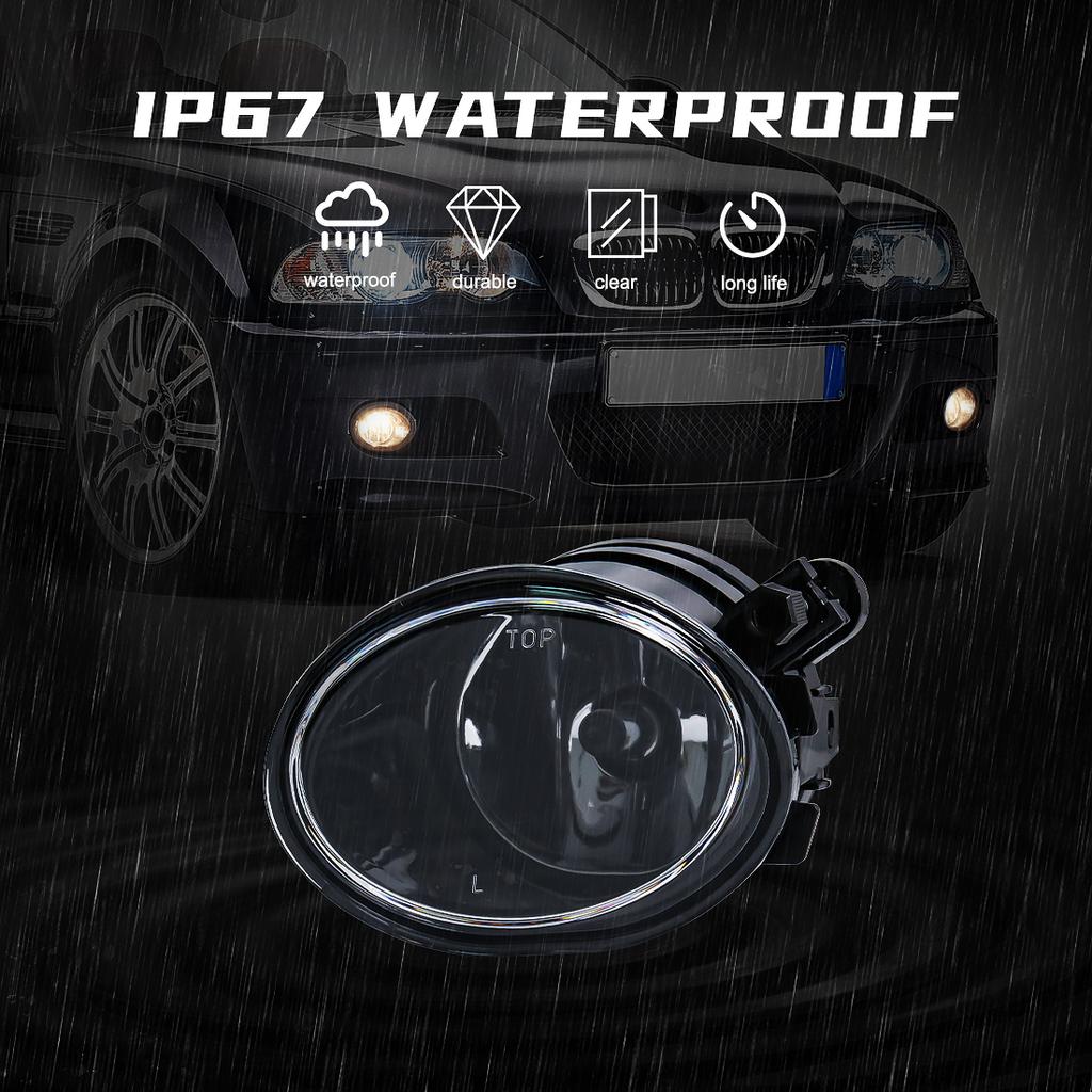 For BMW E39 M5 2001 2002 2003 E46 3 Series M3 2002 2003 2004 2005 2006 Fog Lights Headlight Front Driving Lamp Halogen LED Bulbs