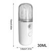 USB Портативный 30 мл Мини Нано Распылитель Увлажняющий Паровой Аппарат для Лица USB Распылитель Тумана Увлажнитель Инструменты для Ухода за Кожей Лица