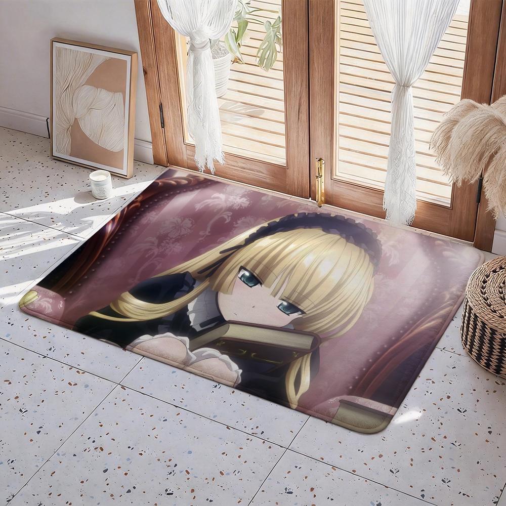 Anime G Gosick Floor Mat Eco Flannel Doormat Non Slip Odorless Indoor Floor Rug Soft Short Plush Home Mat