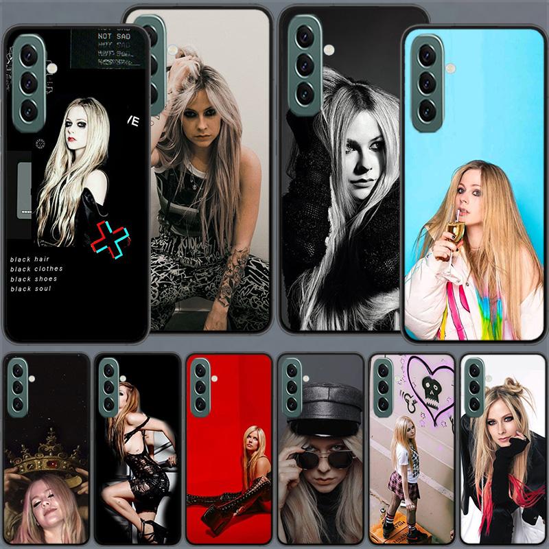 Чехол для телефона Avril Lavigne для Samsung A54 A14 A24 A34 A17 A37 A57 A55 A35 A25 A15 A07 A05S A04S A12 A22 A32 A52S A72 Galax