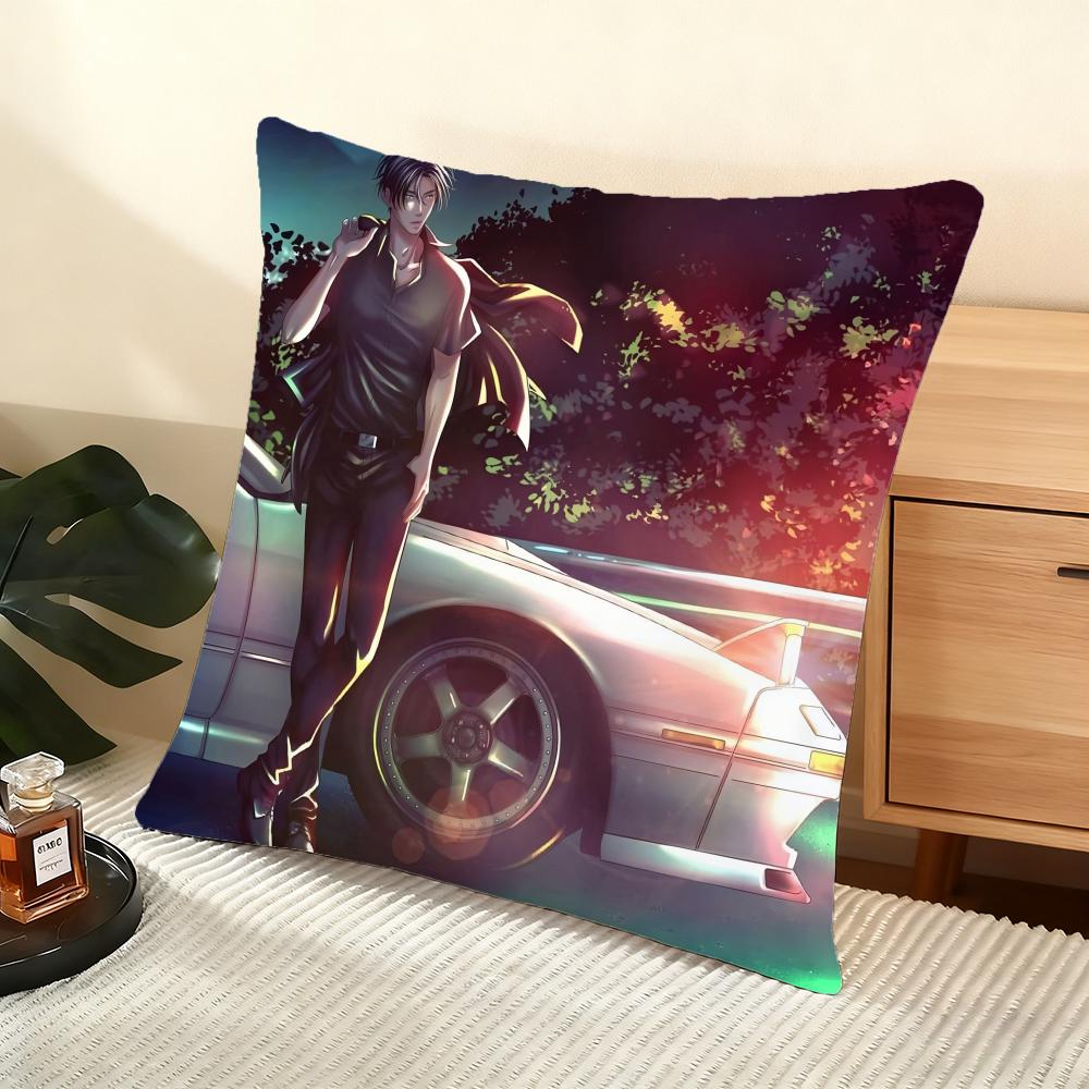 I-Initial D Ae86 Наволочка Мягкая Коротковорсовая Наволочка Гладкая Уютная Текстура Эстетичный Чехол для Подушки Домашний Декор