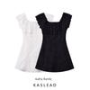 Kaslead New Arrival Women's Clothing Fashion Style Fashion Minimalist Sweet and Spicy American Farm Style Lace Dress