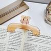 Прозрачный пластиковый большой зажим для книги Простой помощник для чтения Фиксированный держатель для книги Закладки Креативный дизайн Практичный держатель для заметок