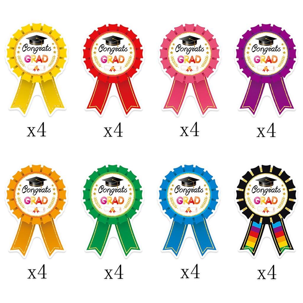 Наклейки для украшения выпускного сезона, наклейки на конверты и значки, самоклеящиеся наклейки на выпускной