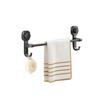Punching-Free Suction Cup Towel Holder Wall-mounted Bathroom Towel Rod Shower Slipper Rack  Kitchen