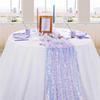 Glitter Mermaid Theme Table Runner Rectangular Table Cover Gorgeous Table Cloth  Wedding