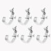 6 Pieces Stage Light Clamp, Aluminum Alloy Quick Release Heavy Duty Hook Clamp for