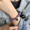Lucky Turkish Evil Eye Beaded Bracelet 2026 New Design Colorful Eyes Fatima Hand Pendant Bracelets For Women Men Couple Jewelry