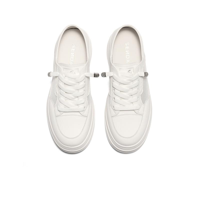 Senda Little White Shoes Women's 26 Summer New Shopping Mall Same Mesh Breathable Casual Shoes XYR01BM6