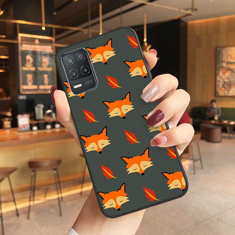Чехол Funda Fox Soft Shell для телефона для oppo Realme 8Pro 6PRO 6i 7pro 9i 9pro C11 C21Y C21 C25Y C25S C3 Q3S XT, чехлы
